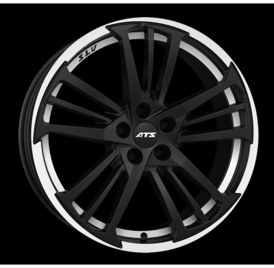 Llanta Ats Wheels Prazision 7.5 X 17 Black & Polished Ats Wheels