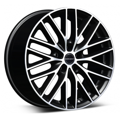 Llanta Borbet Bs 5 7,5 X 17 Negro Pulido Borbet Wheels