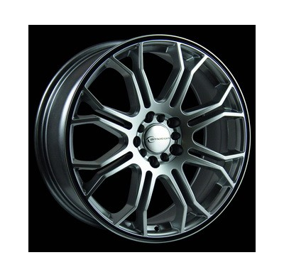 Llanta Emotion Wheels Corse Silver 7x17 4-5 Tornillos
