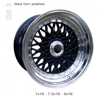 Llanta Emotion Wheels Rs1 Black 7x15