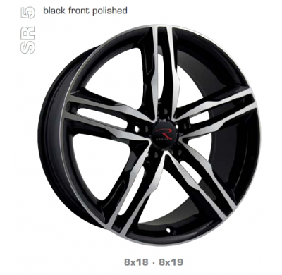 Llanta Emotion Wheels Sr5 Black 8x18