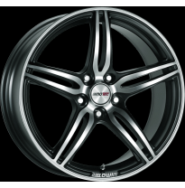 Llanta Motec Wheels Penta Metal Black Polish 10,0jx19&quot; - Peso 12,7-13,2