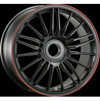 Llanta Motec Wheels Race Gt Black Red Rim 10,0x18&quot; - Peso 9,5-10,2
