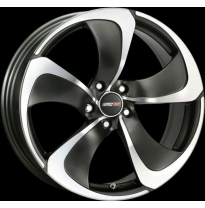 Llanta Motec Wheels Stream Black Polish 8,5jx18&quot; - Peso 11,7-12,4