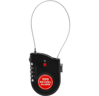 Mini Candado Con Alarma Y Cable Retractil  (Para Portátil)