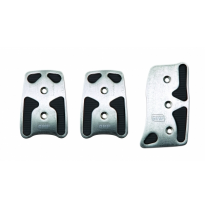 Pedales 3 Pedal Set (Standard Accelerator Pedal) in Anodized Aluminium; Comes Complete With Acero Mounting Hardware. Colour:  Al
