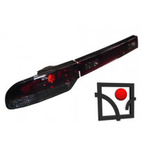 Piloto Trasero Lexus Crystal Red/Clear Smoke Jcp Nissan 200sx S13 89/93 2dr Coupe