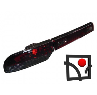 Piloto Trasero Lexus Crystal Red/Clear Smoke Jcp Nissan 200sx S13 89/93 2dr Coupe