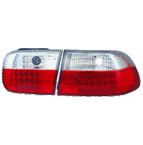 Pilotos Traseros Ho Civic 3drs 92-95 Led Red/Clear