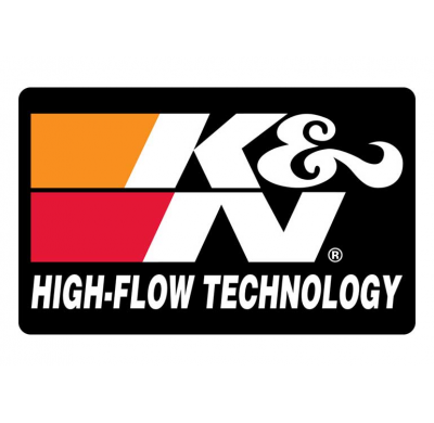 Sign; "High Flow Technology" Small Metal K&n-Filter