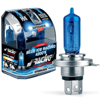 Simoni Racing Bombilla Halogena H7 (4200k) &#039;Blue Ice Racing&#039; Ice White. 12v/55w, Set 2 Piezas
