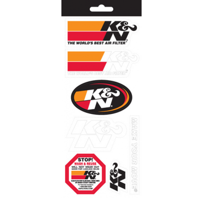 Sticker; Sheet, 4.5" X 10.5 " K&n-Filter