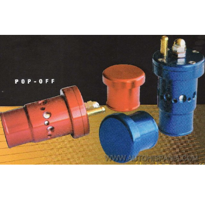 Valvula Pop-Off 25mm Doble Piston 0,5-1,2 Bar - Al/Az/Ne/Ro - Valvulas De Descarga Del Turbo, De Doble Piston Y Regulables, Reci