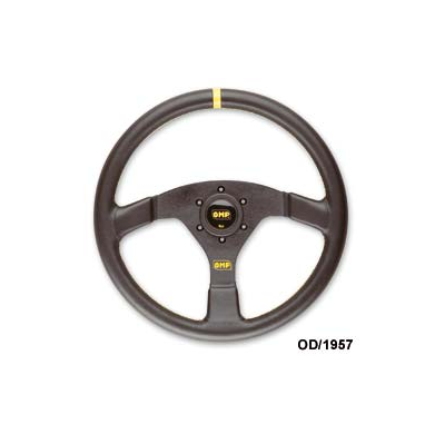 Volantes Velocita 380: Flat Steering Wheel  With 3 Black Anodized Aluminium Spokes. Supplied With Horn Button. Diameter: 380 Mm.