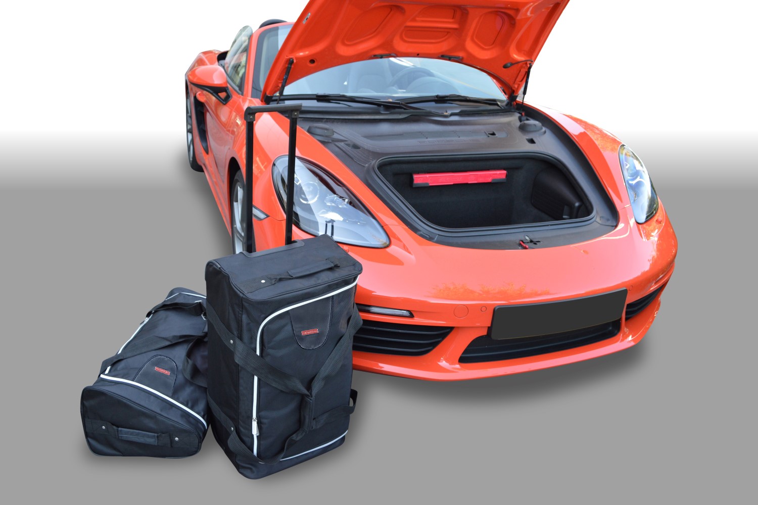 Convencional Gorrión parrilla Comprar Set maletas especifico PORSCHE Cayman / Boxster (718) 2WD + 4WD  2016- coupé / cabrio CAR-BAGS (1x Trolley + 1x Bolsa de mano) a 229,00€ >  Cayman / boxster (718) 2wd +