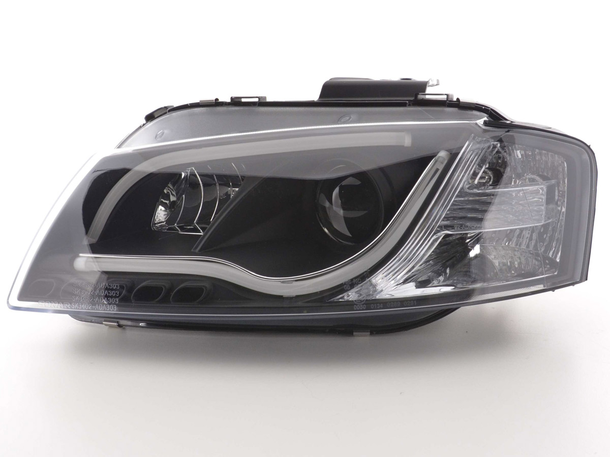 Faros Luz Diurna Con Led Lightbar Audi A3 8p/8pa 0308 Negro 313,00