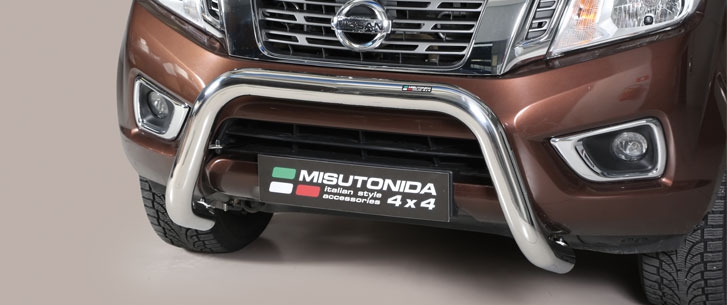 Defensa delantera barras en Acero Inoxidable Peugeot 3008 18- O 76  Homologada - Misutonida Italia