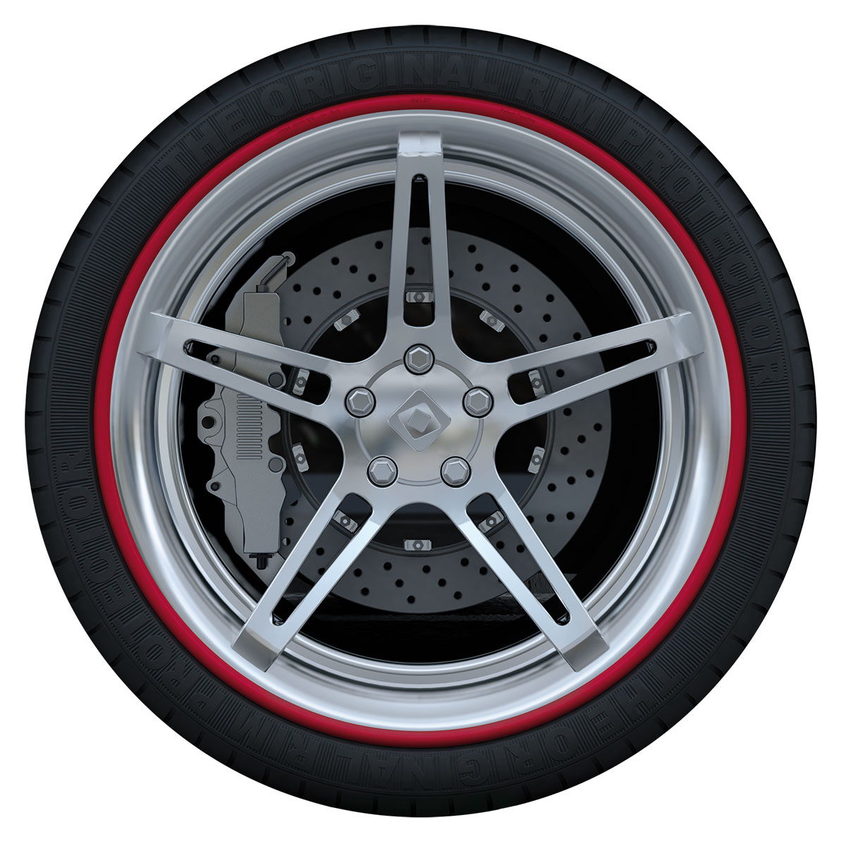 Comprar Aro Protector De Llanta Rim Ringz 19" Color Naranja Dutch