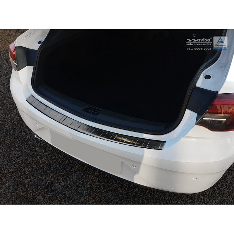 Borde De Protección De Carga De Acero Inoxidable Con Reborde Para Opel Insignia Sportstourer