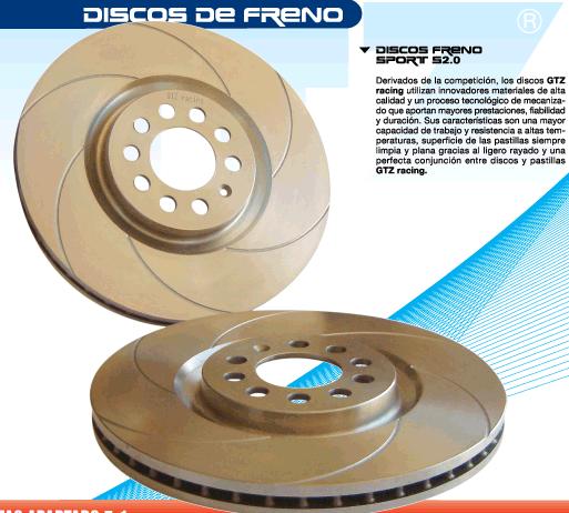 Frenos De Disco Traseros Serie 1 -E87- 118i 04- 280x10x66,5 Torn.5 228,00€ - Serie 1 e87 Bmw - Frenos disco traseros - Gtz racing - Frenos - Motor