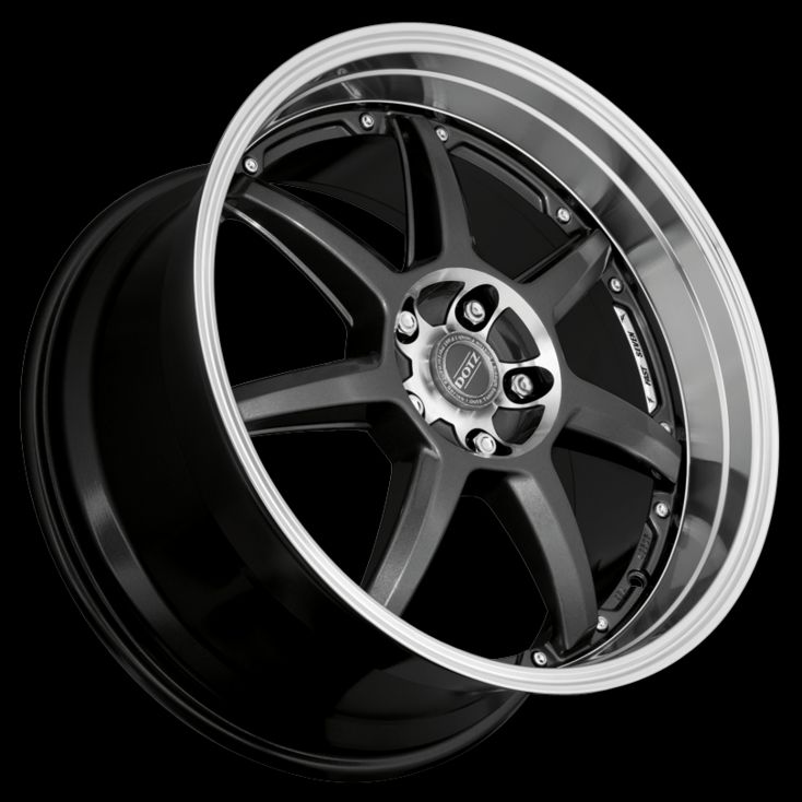 Llanta Dotz Fast Seven 8x18 Gunmetal/ Pulido Dotz Wheels 271,00€ Fast