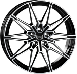 LLANTA TECNOMAGNESIO TMG03 BLACK MIRROR  20 x 9.50  ET:40 5X112 Buje: 66,5