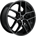 LLANTA MILLE MIGLIA MM1004 GLOSS BLACK DARK POLISHED  20 x 8.50  ET:35 5X110 Buje: 65,1