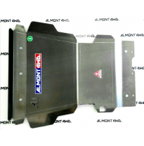 Protector De Aluminio Toyota J10 / 500  Series Hdj-100 Heavyduty 8