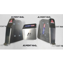 Protector De Aluminio Toyota J8 Series Protectores De Amortiguadores 80 Vx 3locker (2 Unidades) Heavyduty 8