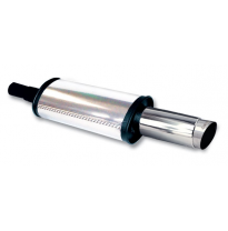 SILENCIADOR UNIVERSAL (1x100 GP ONE) ACERO INOX ASSO MARMITTE