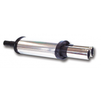 SILENCIADOR UNIVERSAL (2x76) ACERO INOX ASSO MARMITTE