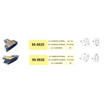 COLA ESCAPE INOX 64x197x(175x90) ASSO MARMITTE