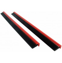 2 Topes De Puerta Planos Rojos Protectores  Altium