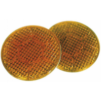 2 Catadióptricos Naranja Adhesivos Diam. 54 Mm Caravaning Green Valley