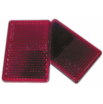 2 Catadióptricos Rojos Adhesivos 57 X 40 Mm Caravaning Green Valley
