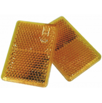 2 Catadióptricos Naranja Adhesivos 57 X 40 Mm Caravaning Green Valley