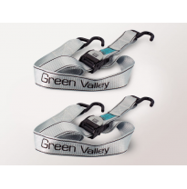 2 Cinchas Con Hebilla 2mx50mm Original Green Valley