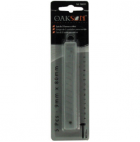 Juego 5 Cuchillas Cutter 9mm Herramientas Corte Y Golpe  Oakson