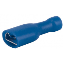 10 Terminales Planos Hembra C/Funda 6.3mm Azul Terminales Y Fusibles  Altium