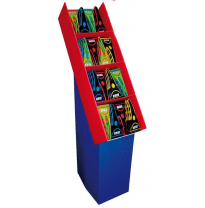 Display 128 Rasquetas  Fun Cepillo Tejidos  Super Clean