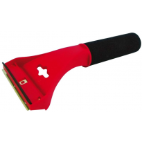 Rasqueta Bi-Materia C/Lamina Bronce Cepillo Tejidos  Super Clean