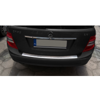 Protector Paragolpes Acero Inox Mercedes C Class  W204  T Model / Profiled/Ribs  2007-&gt; Avisa