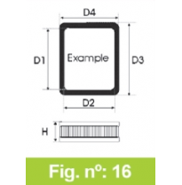 Filtro Tipo Original Honda Civic 3 Door 1,4l Gl 16v (Ec9) Año 89&gt;91 Cv-90 Forma Redondo