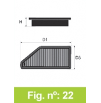 Filtro Tipo Original Volvo Xc 90 2,4l D5   Año 01/11&gt; Cv-200 Forma Panel