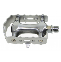 M-WAVE MTB Pedals polished aluminium
