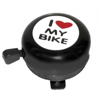 absolut bell Ø 54mm with sticker &quot;i love my bike&quot; black