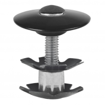 M-WAVE Claw, aluminium cap and screw Fork Fix black for 1 1/8&quot;