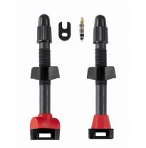 Barbieri Tubeless valve Carbonio SV 45mm black 2 pieces