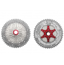 SunRace Cassette sprocket CSMZ90 12-speed 11-50 - metallic