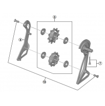 Shimano pulley bolt for DURA-ACE RD-R9150